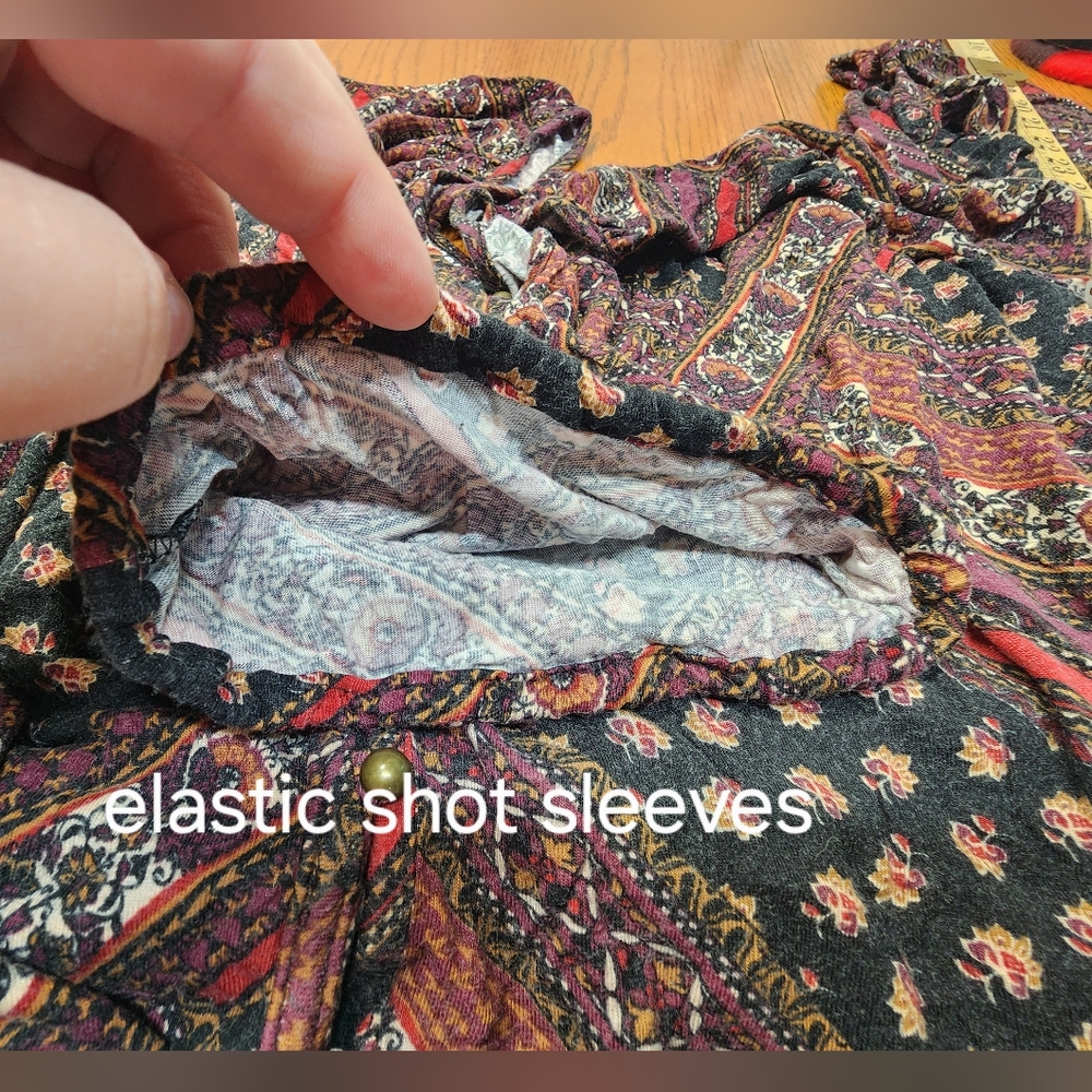 Chelsea Studio Multi-Color Long Sleeve Plus Size 1X 22/24 Top - Picture 6 of 9